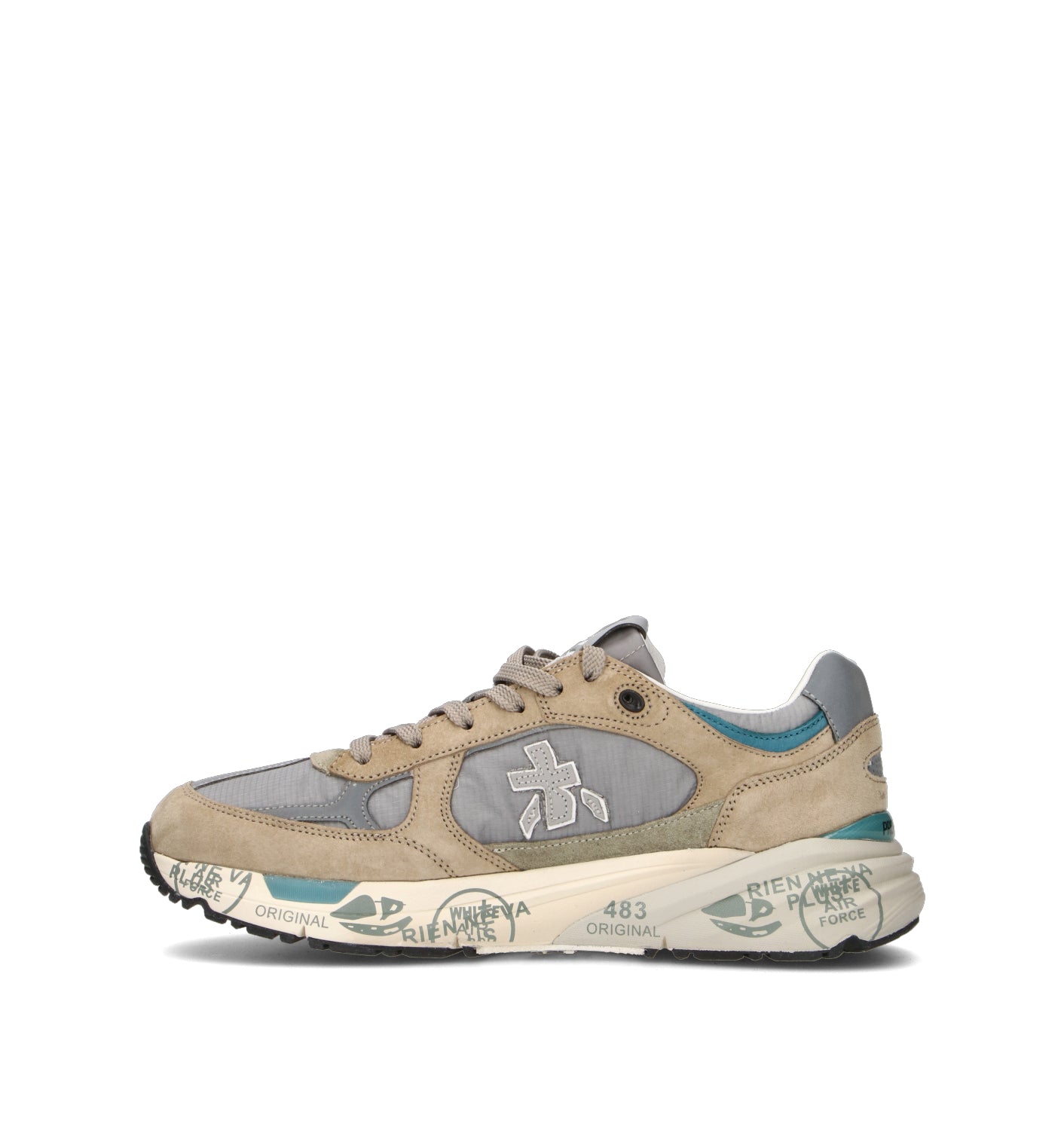 PREMIATA Sneaker uomo grigia/beige