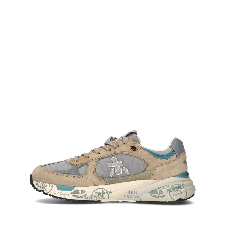 PREMIATA Sneaker uomo grigia/beige