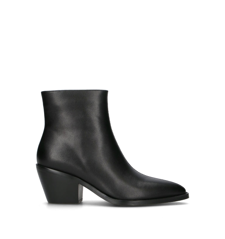 A.ENNIE Tronchetto donna nero in pelle