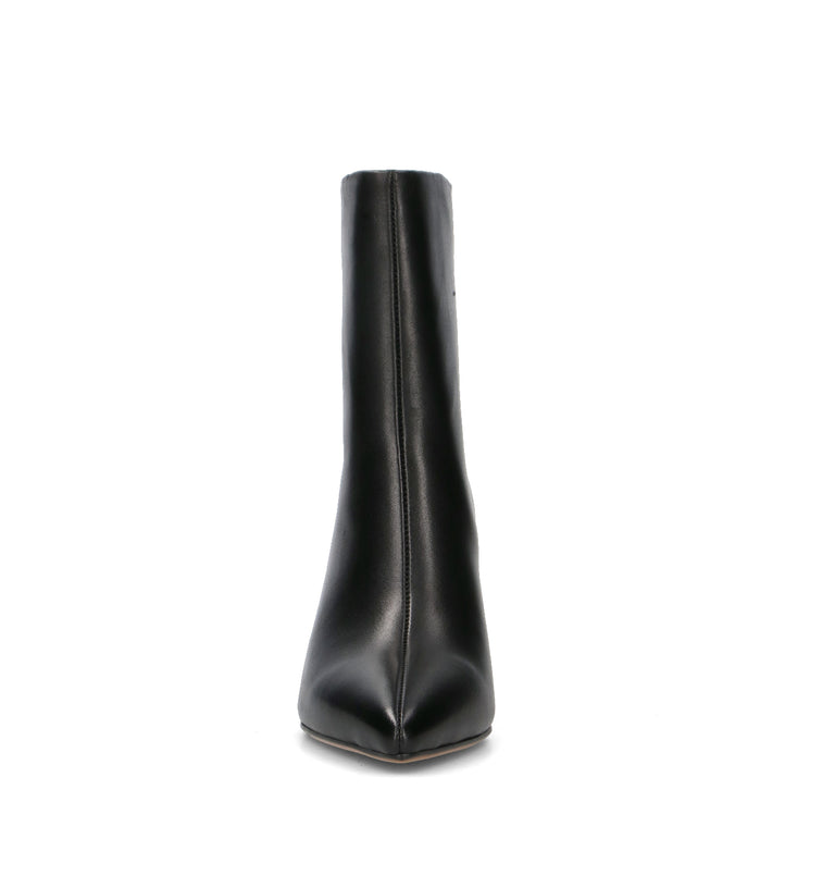 A.ENNIE Tronchetto donna nero in pelle