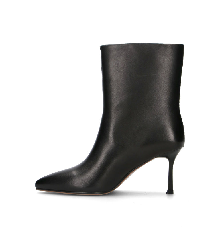 A.ENNIE Tronchetto donna nero in pelle
