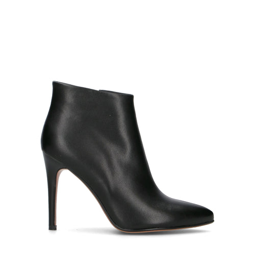 A.ENNIE Tronchetto donna nero in pelle