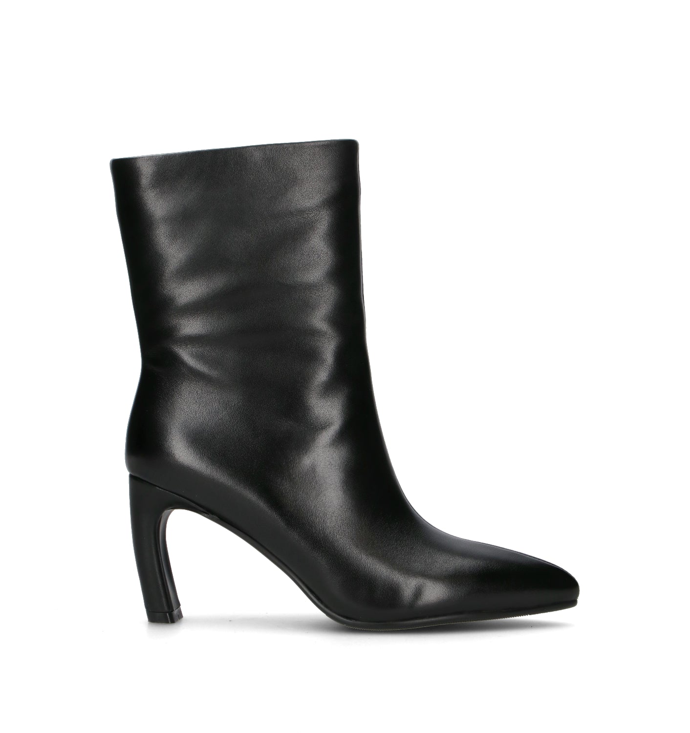 A.ENNIE Tronchetto donna nero in pelle