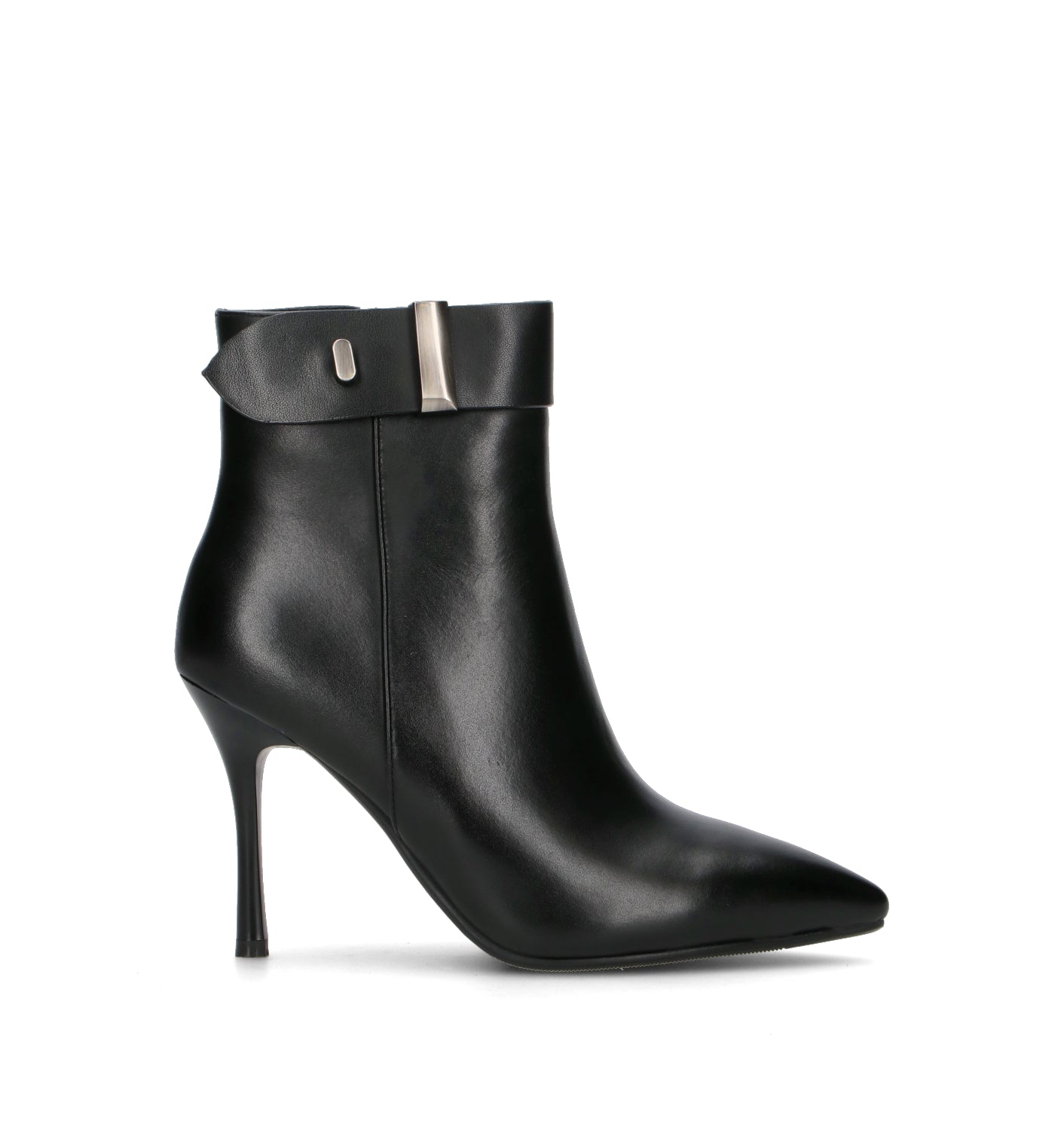 A.ENNIE Tronchetto donna nero in pelle