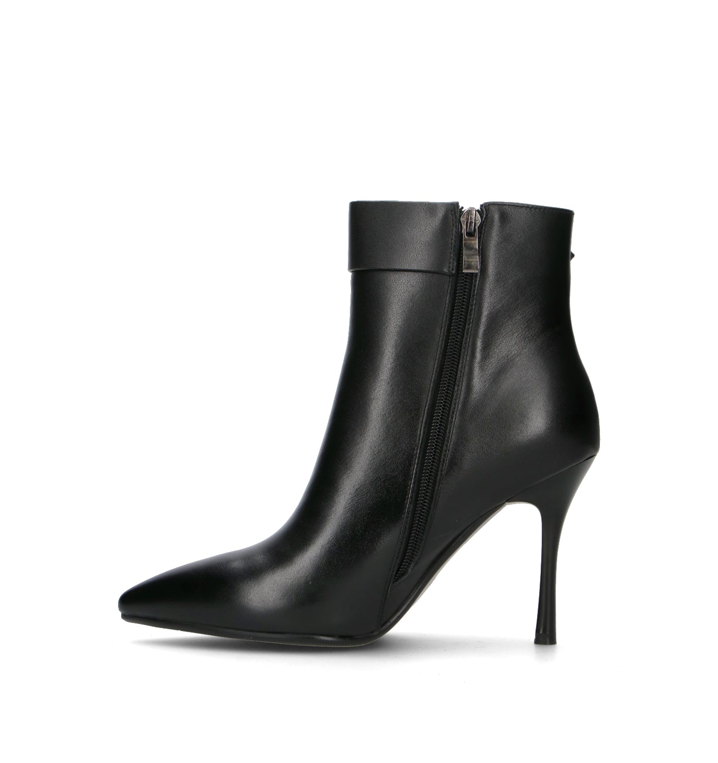 A.ENNIE Tronchetto donna nero in pelle