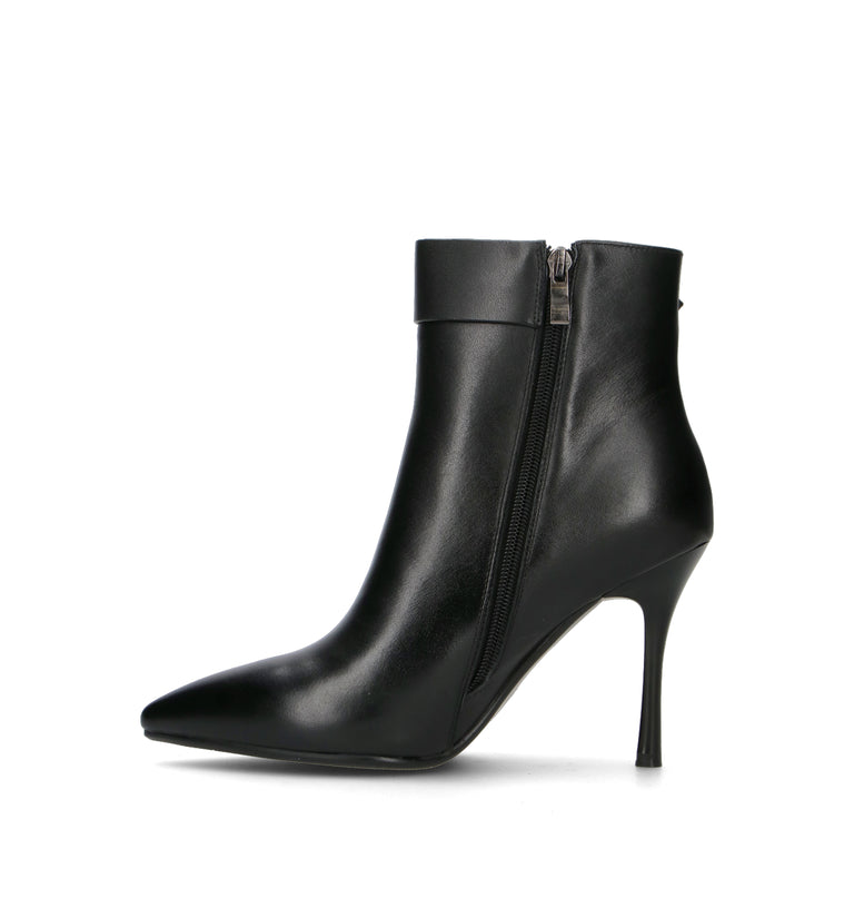 A.ENNIE Tronchetto donna nero in pelle