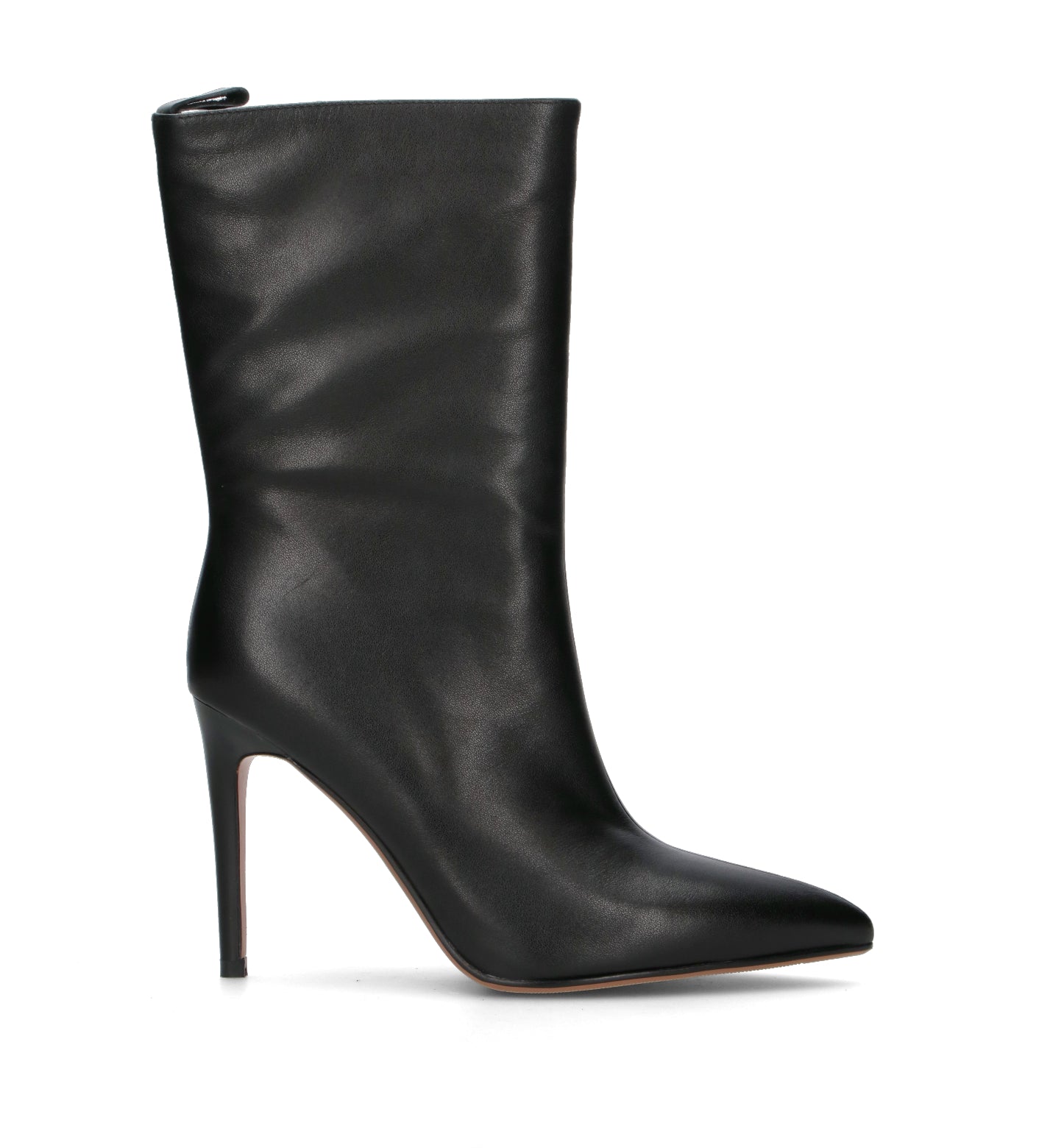 A.ENNIE Tronchetto donna nero in pelle