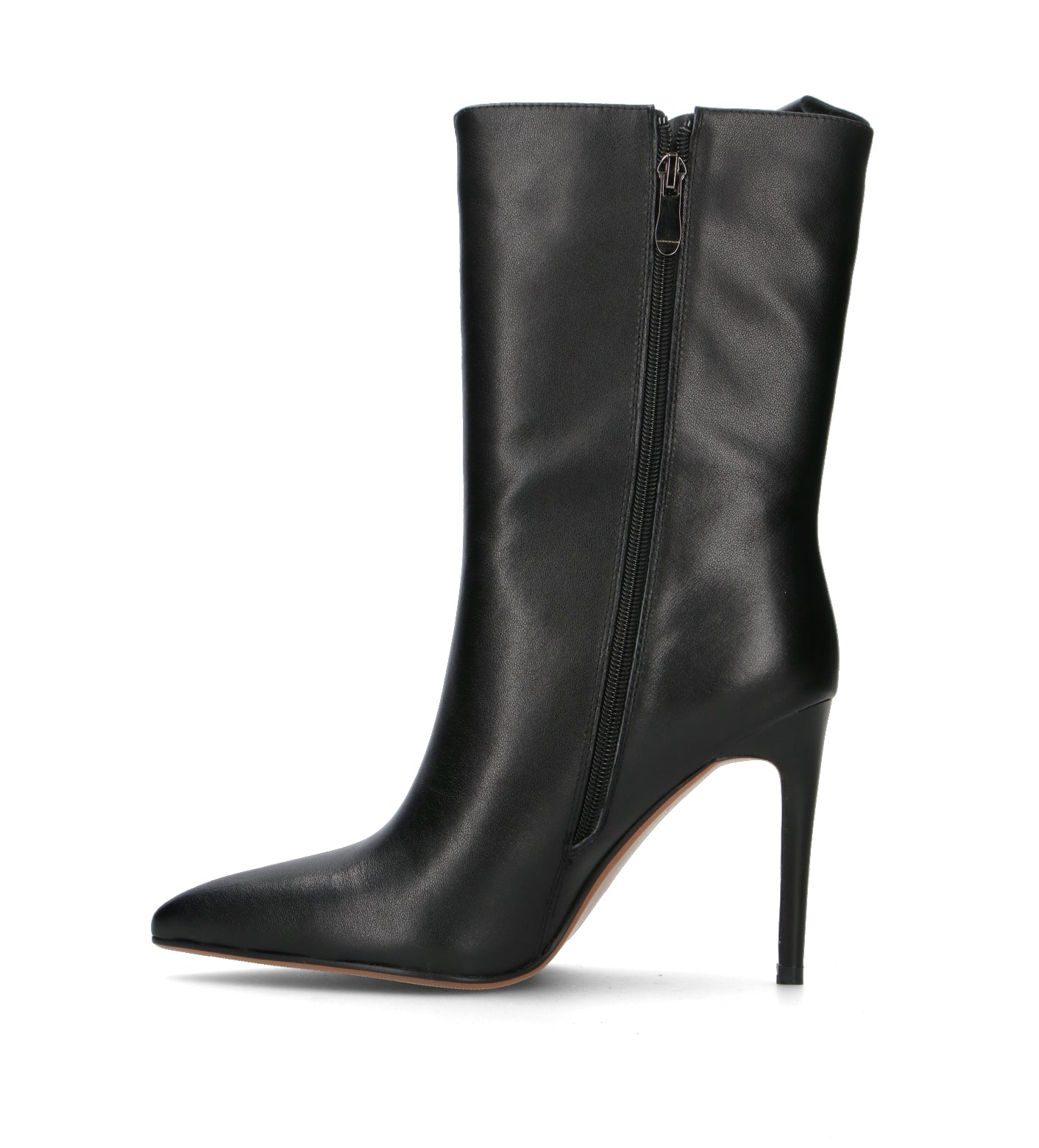 A.ENNIE Tronchetto donna nero in pelle