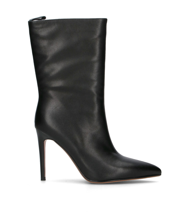 A.ENNIE Tronchetto donna nero in pelle