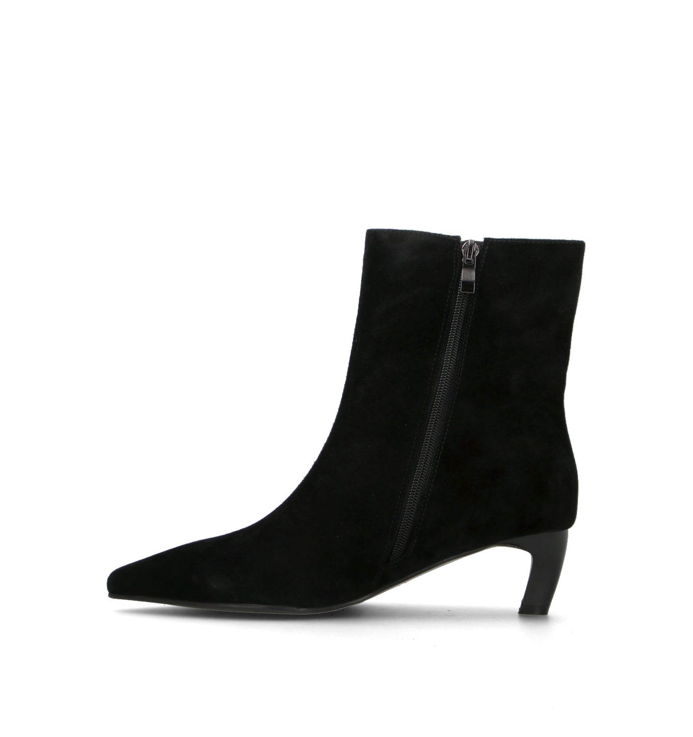 A.ENNIE Tronchetto donna nero in suede