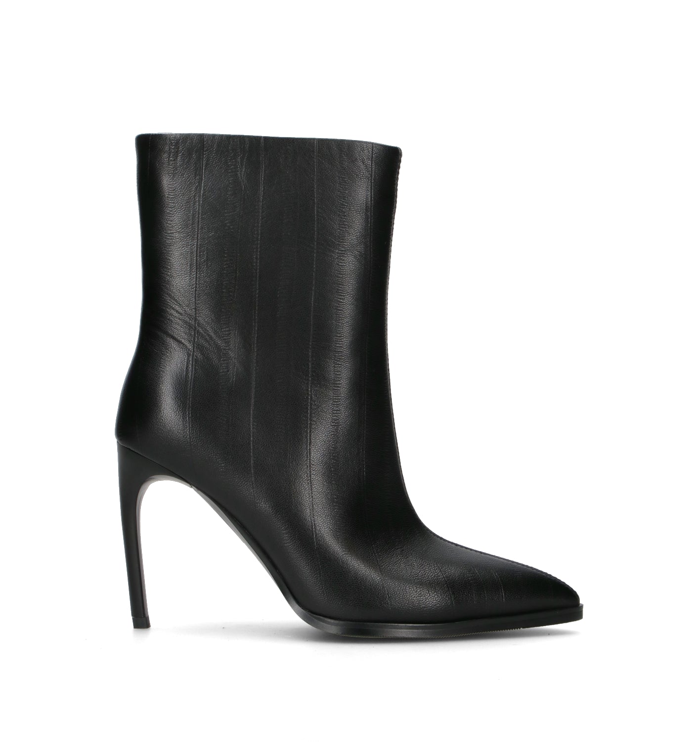 A.ENNIE Tronchetto donna nero in pelle