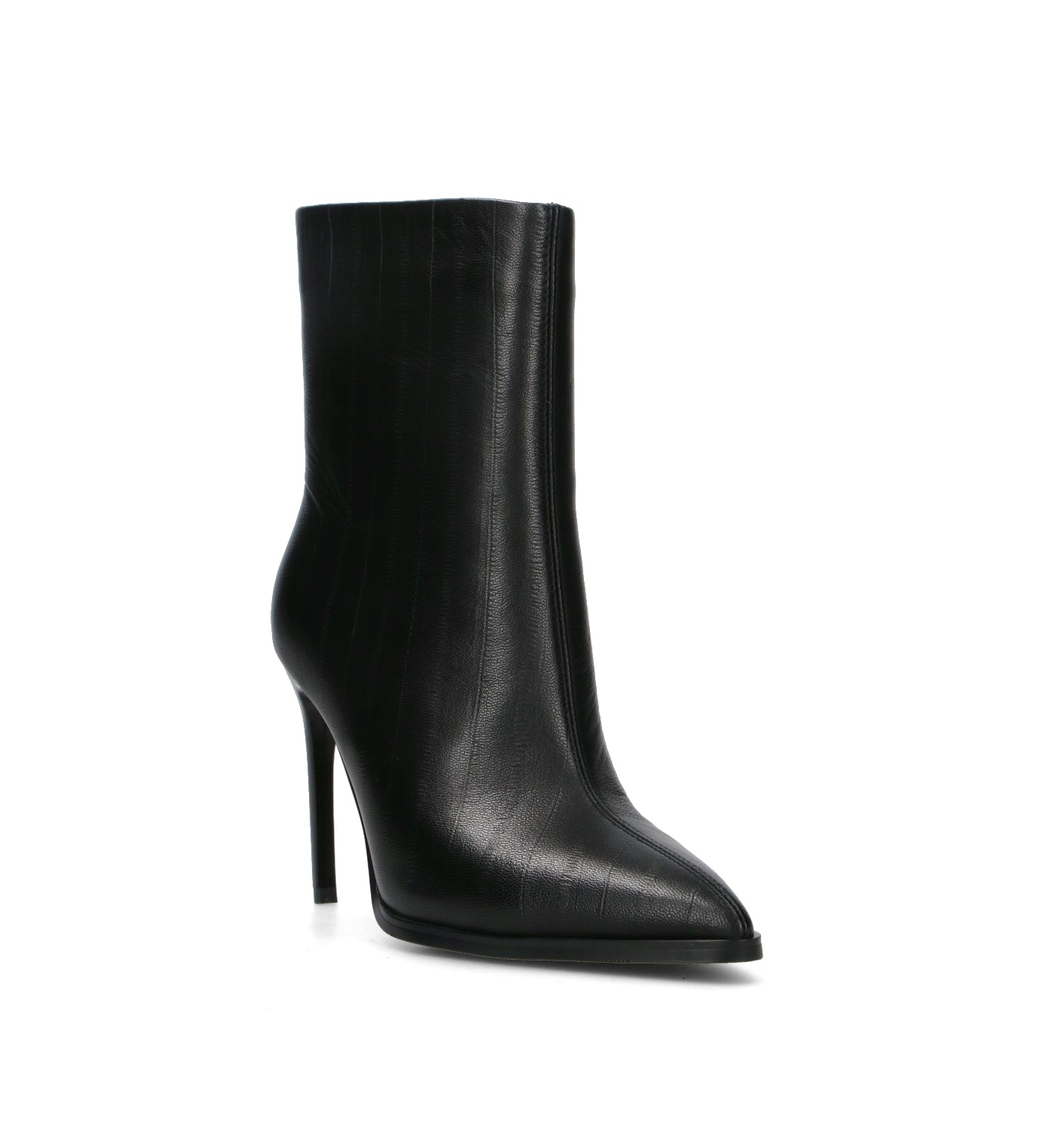 A.ENNIE Tronchetto donna nero in pelle