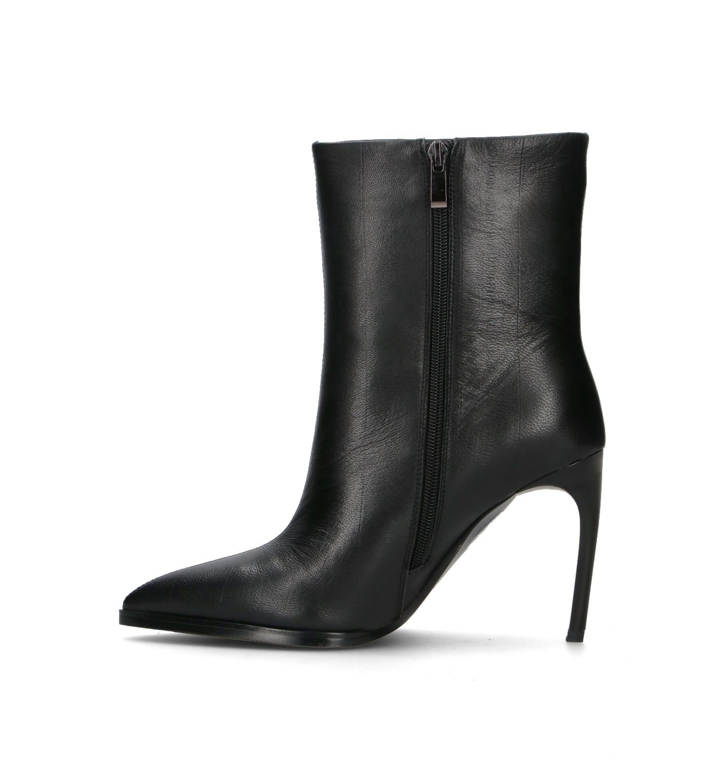 A.ENNIE Tronchetto donna nero in pelle