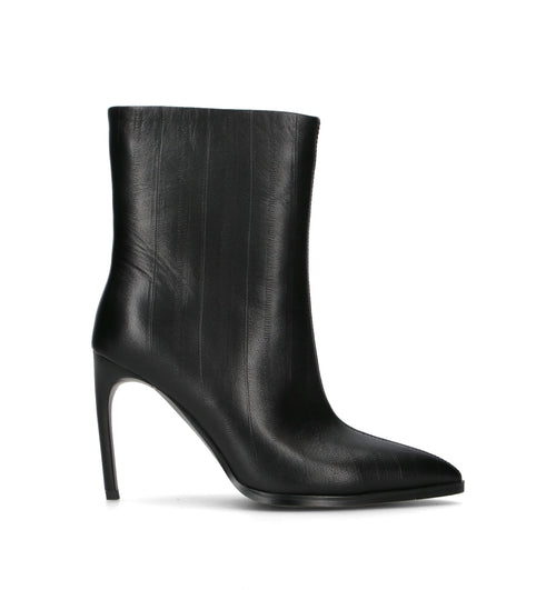 A.ENNIE Tronchetto donna nero in pelle