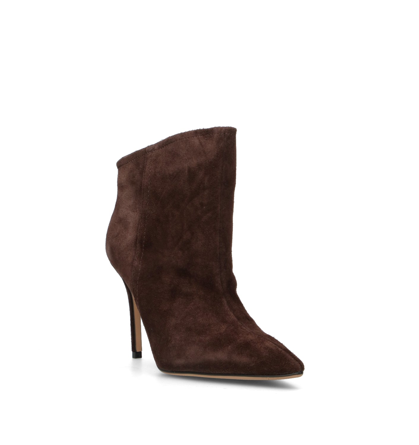 A.ENNIE Tronchetto donna testa di moro in suede