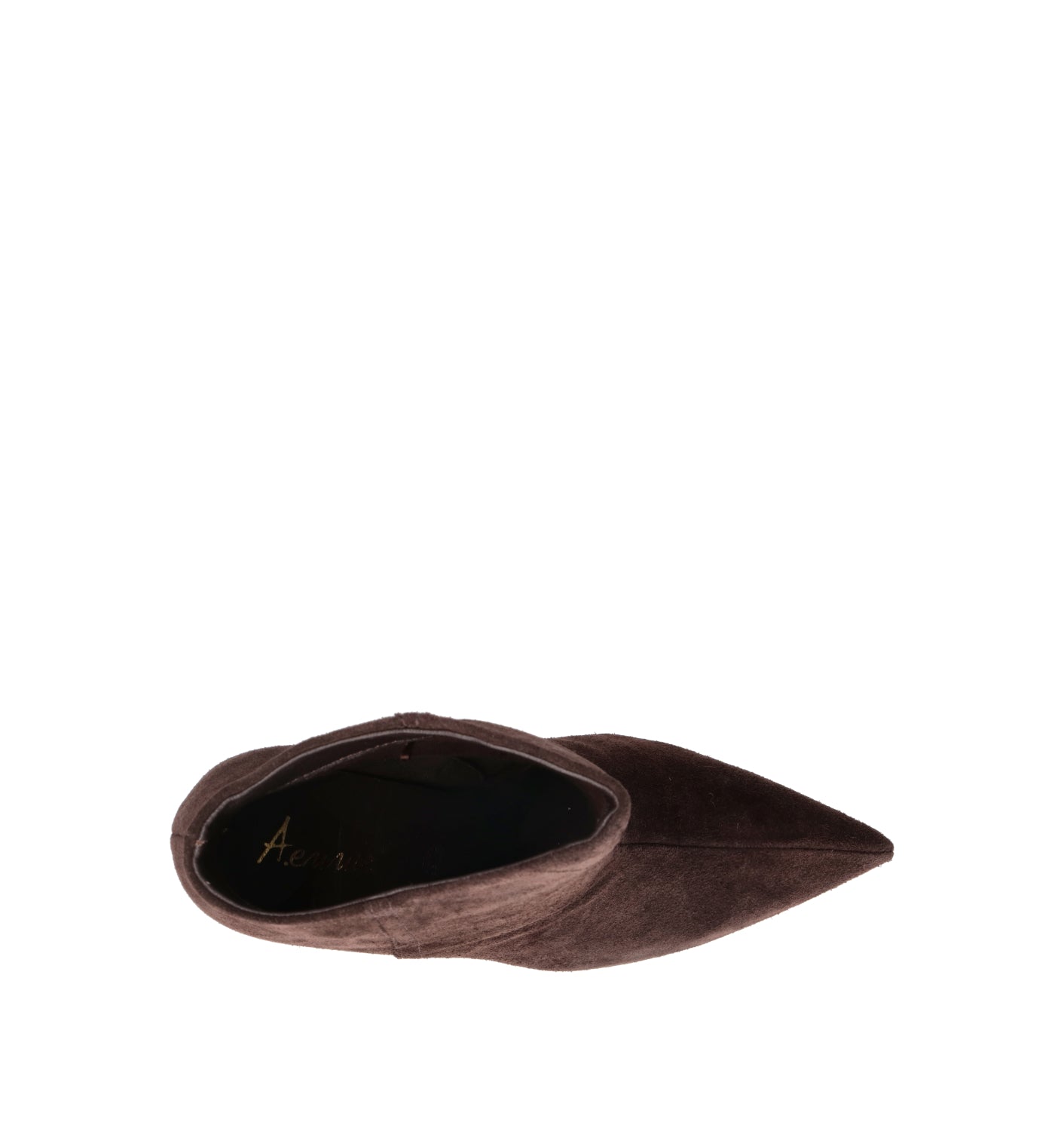 A.ENNIE Tronchetto donna testa di moro in suede