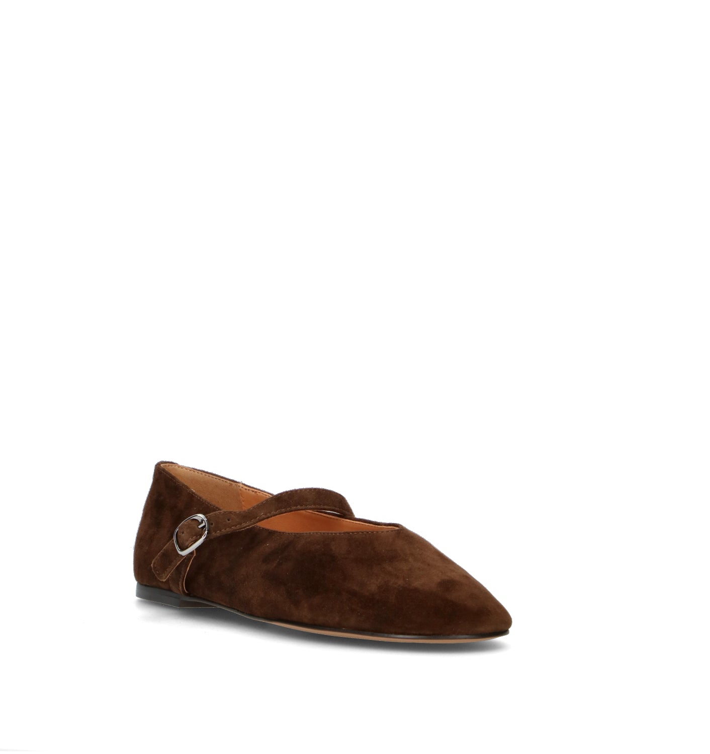 INUOVO Ballerina donna marrone in suede
