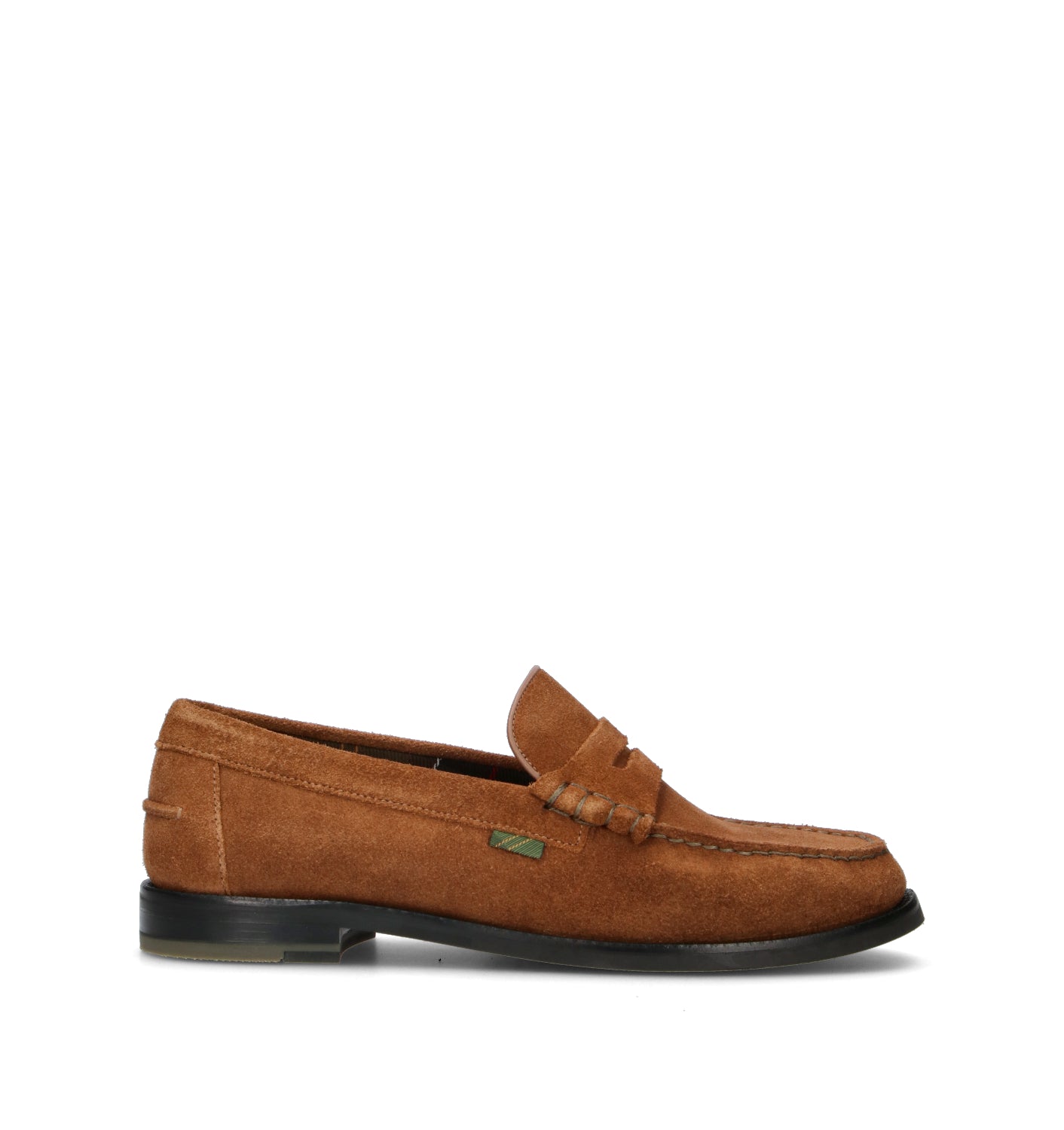 BARBOUR Mocassino uomo marrone in suede