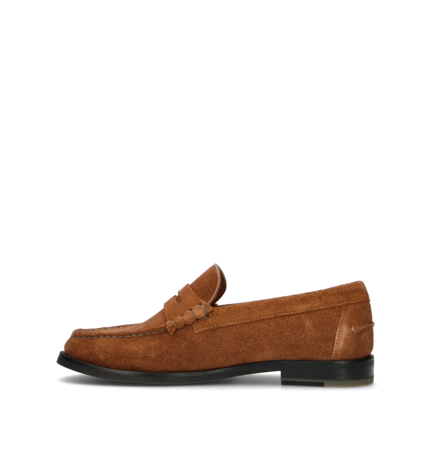 BARBOUR Mocassino uomo marrone in suede