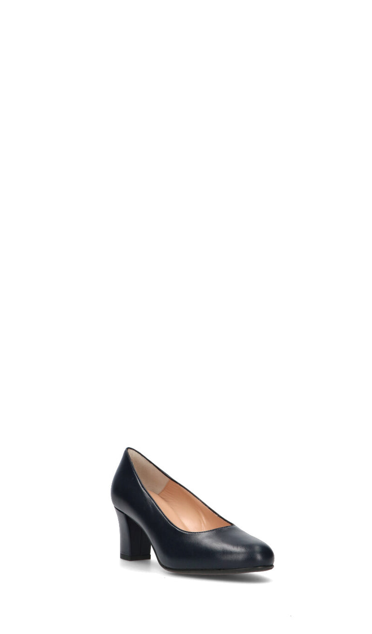 MIDELETTE Décolleté donna blu in pelle