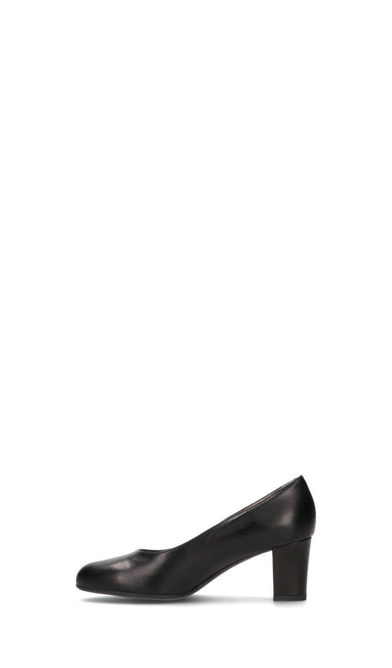 MIDELETTE Décolleté donna nera in pelle