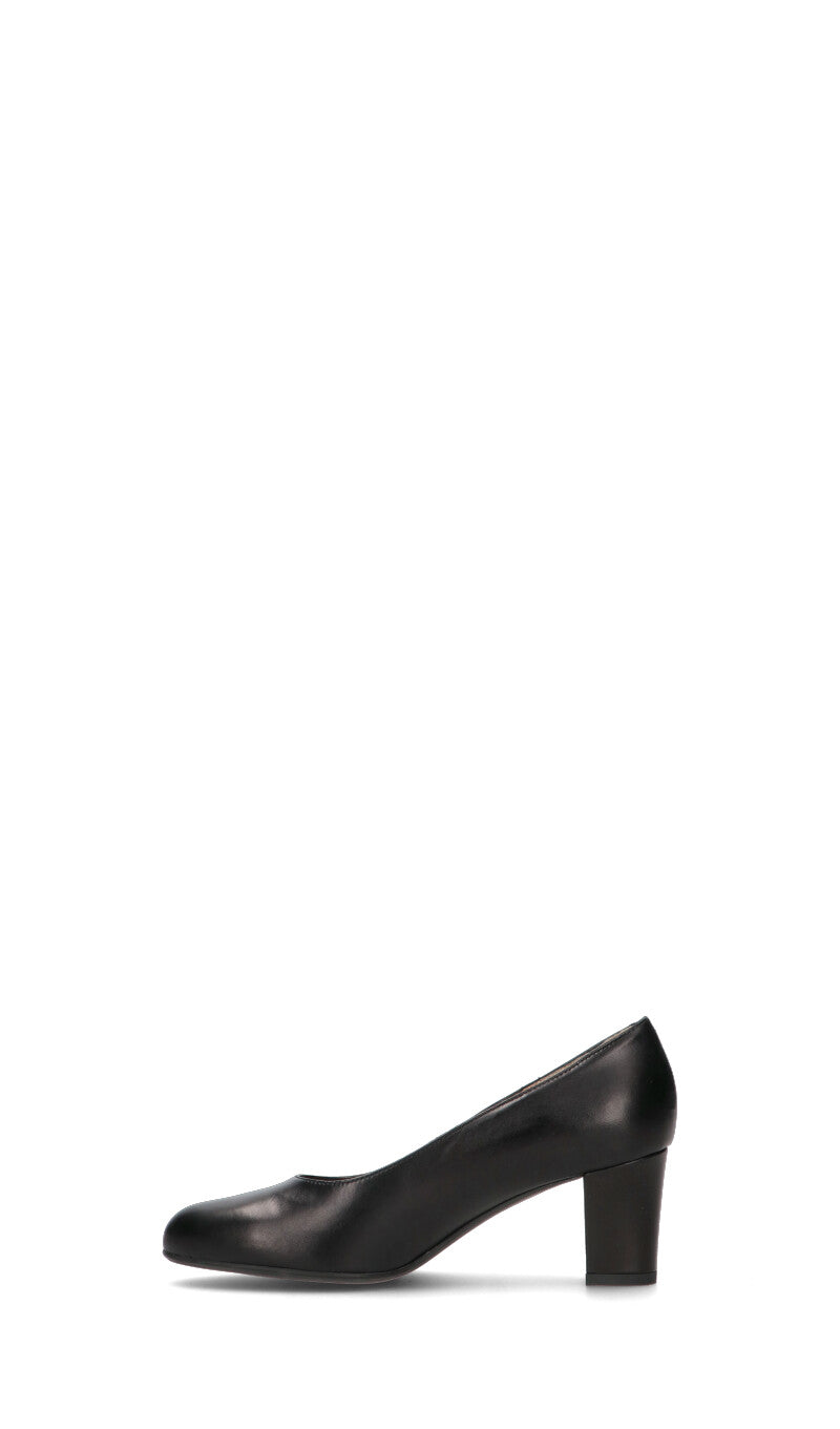 MIDELETTE Décolleté donna nera in pelle