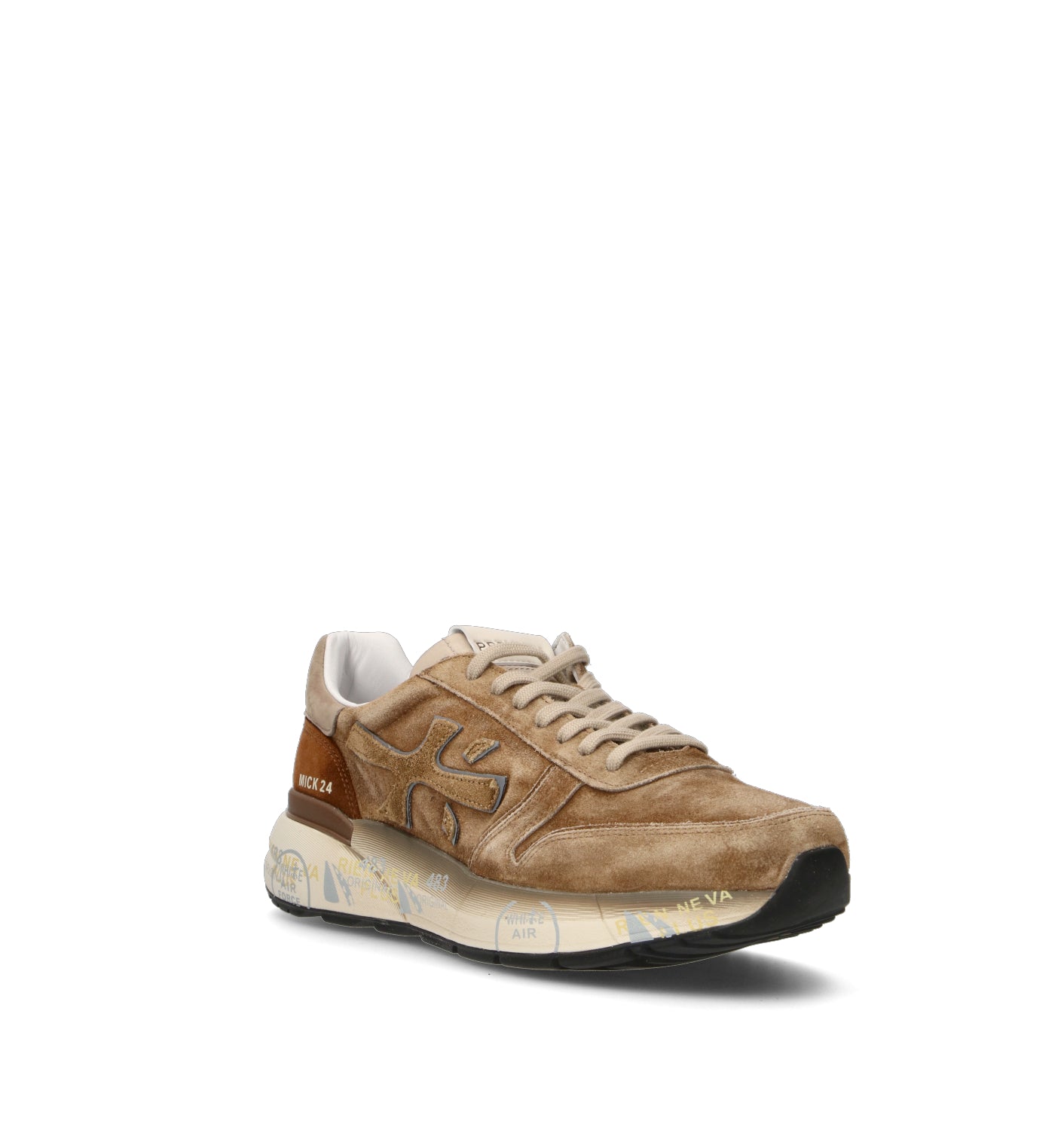 PREMIATA Sneaker uomo cammello in suede