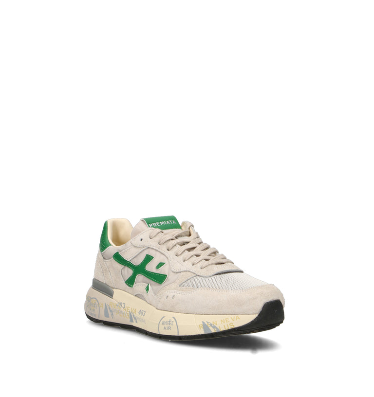 PREMIATA Sneaker uomo grigia/verde