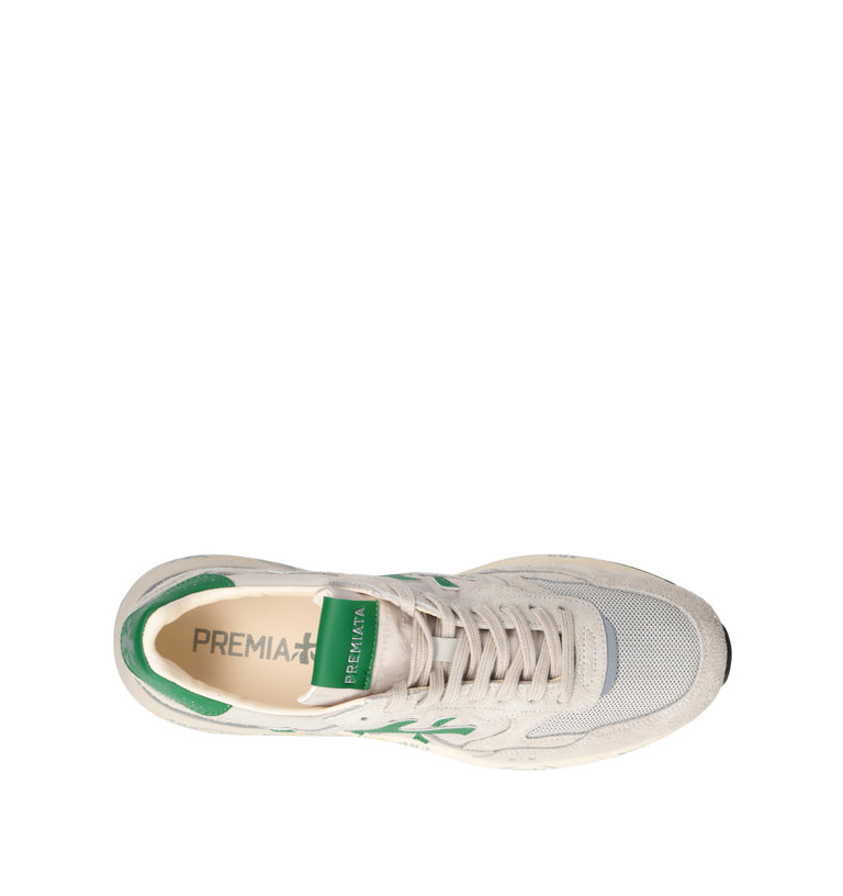 PREMIATA Sneaker uomo grigia/verde