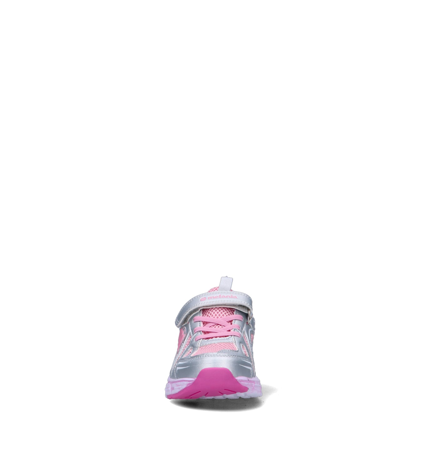MELANIA Sneaker bimba rosa/argento