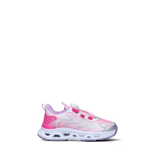 MELANIA Sneaker bimba rosa/argento