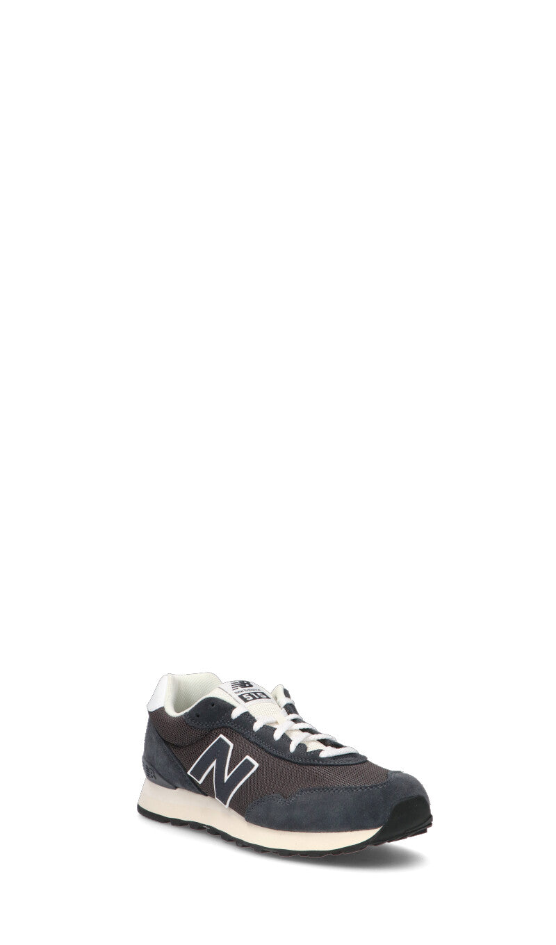 NEW BALANCE 515 Sneaker uomo nera e marrone in suede