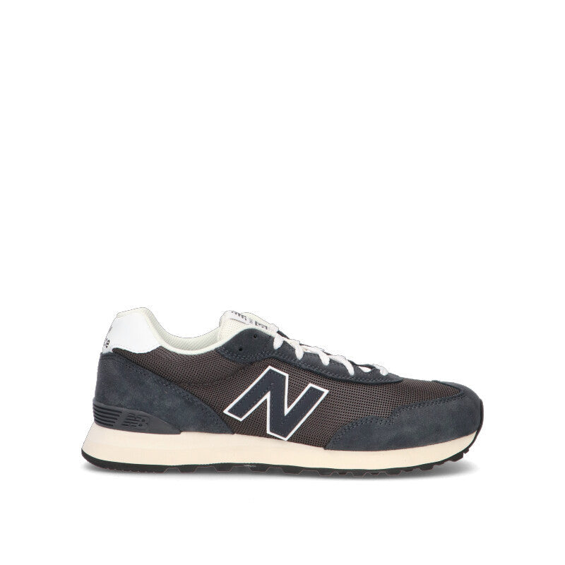 NEW BALANCE 515 Sneaker uomo nera e marrone in suede