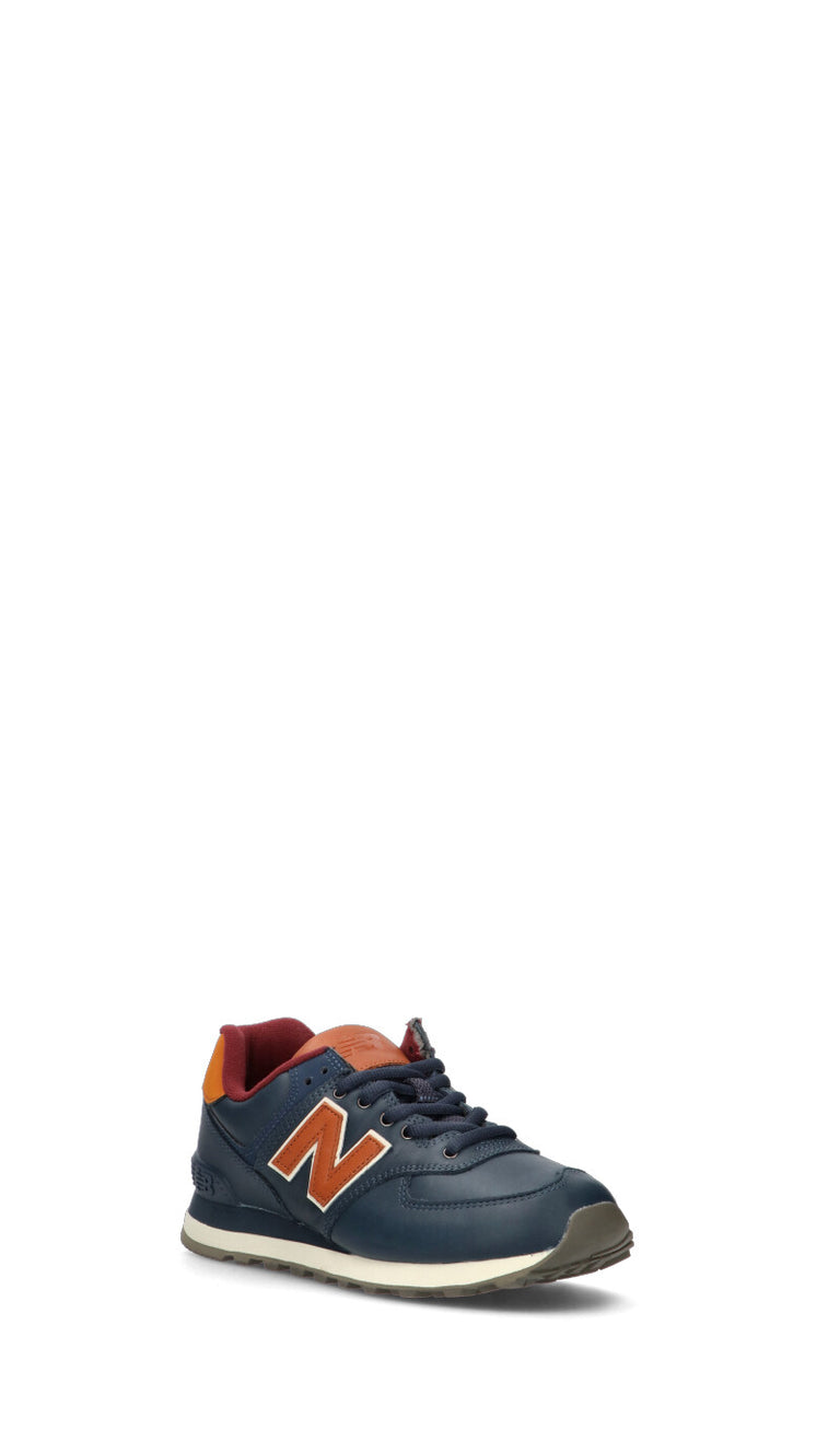 NEW BALANCE Sneaker uomo blu in pelle