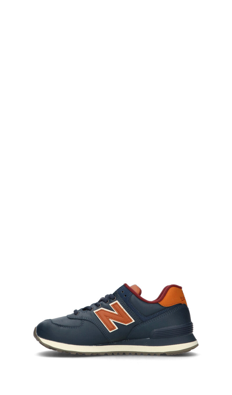 NEW BALANCE Sneaker uomo blu in pelle