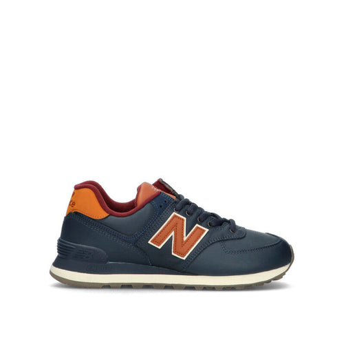 NEW BALANCE Sneaker uomo blu in pelle