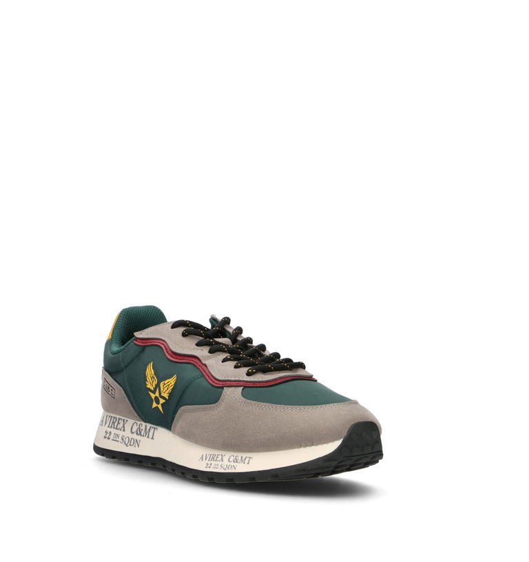 AVIREX Sneaker uomo grigia/verde