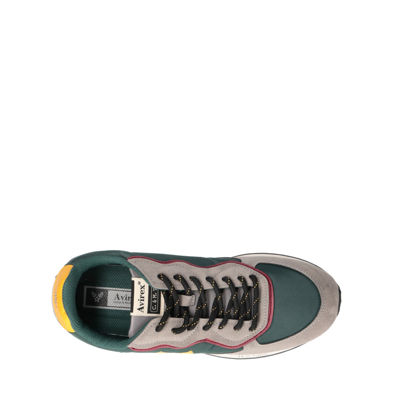 AVIREX Sneaker uomo grigia/verde