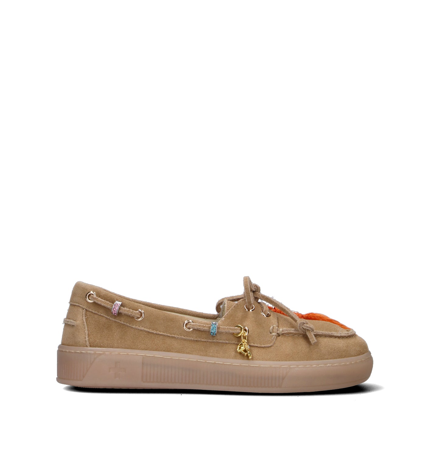 GIO+ Mocassino donna marrone in suede
