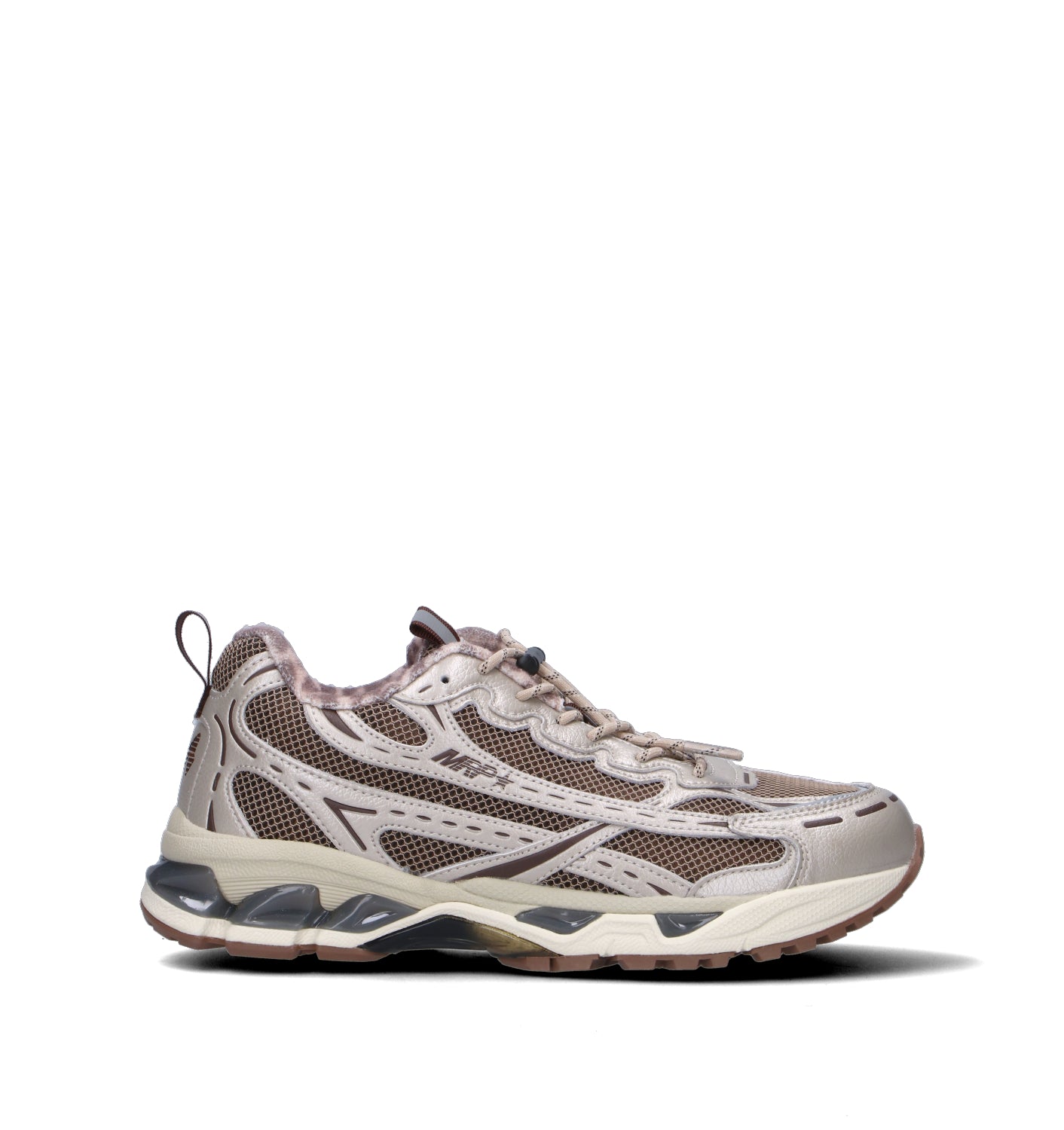 MRP Sneaker donna beige in pelle