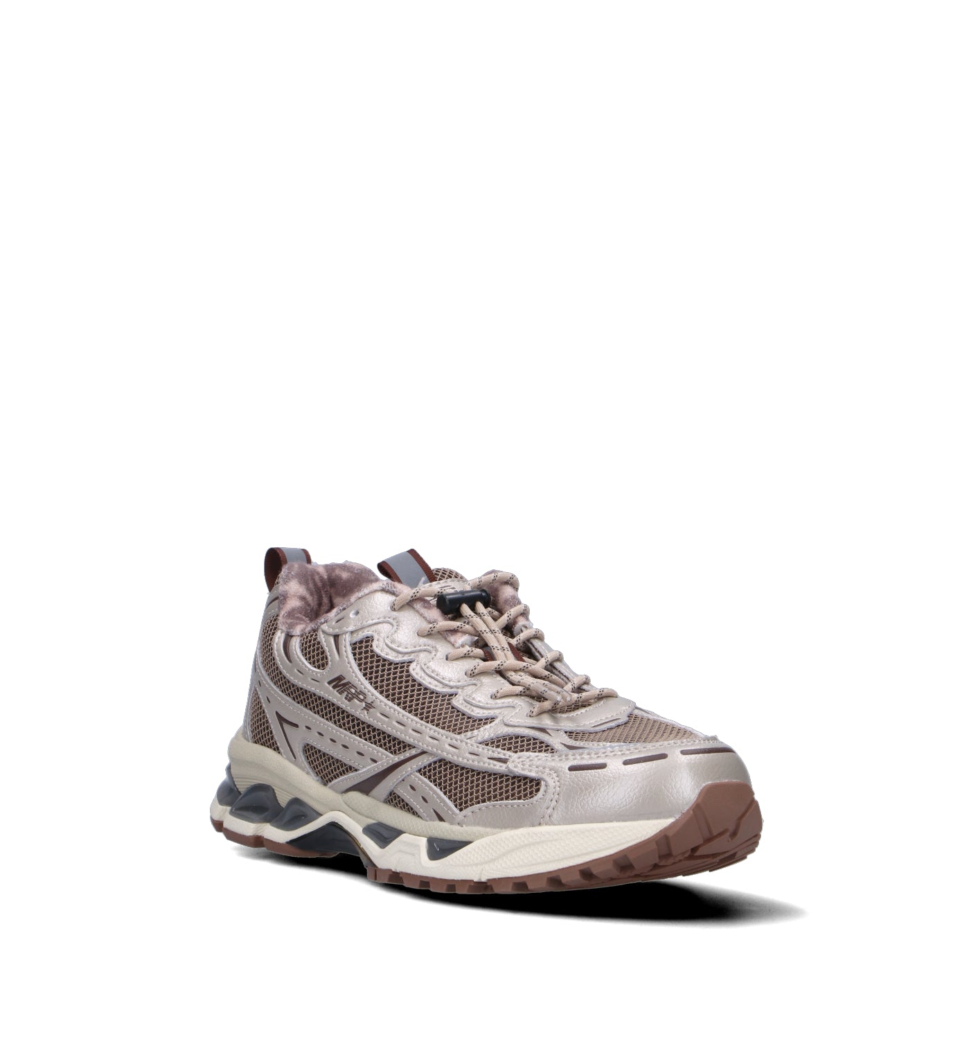MRP Sneaker donna beige in pelle