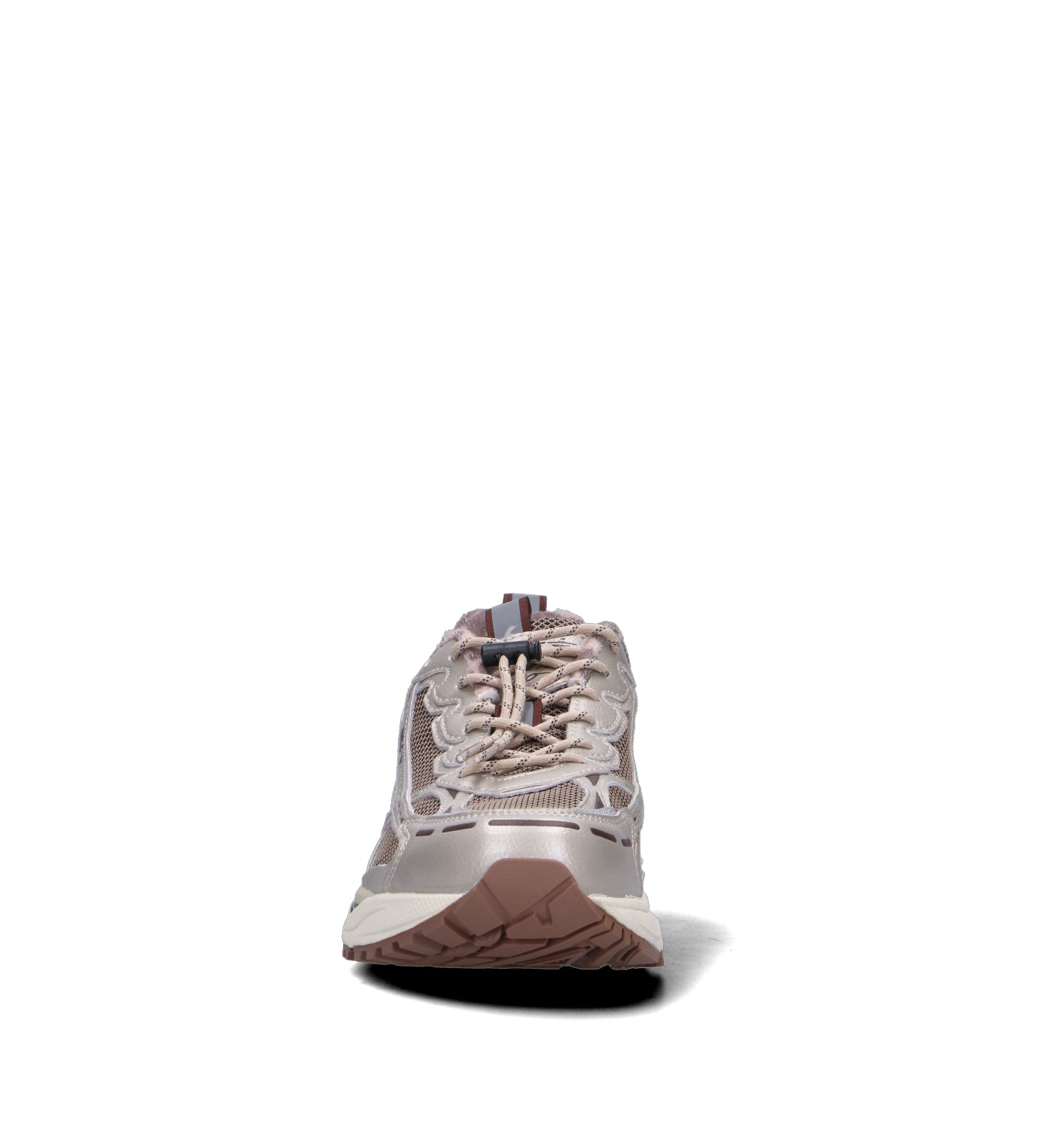 MRP Sneaker donna beige in pelle