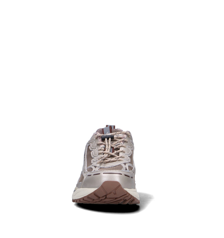 MRP Sneaker donna beige in pelle