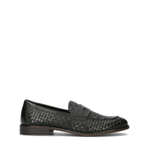 VUEVA Mocassino uomo navy in pelle