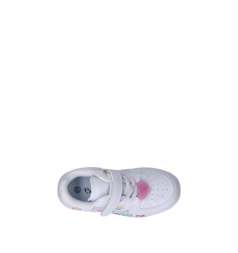 CANTASTORIE Sneaker bimba bianca