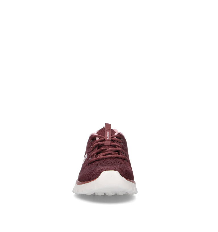 SKECHERS SPORT Sneaker donna bordeaux