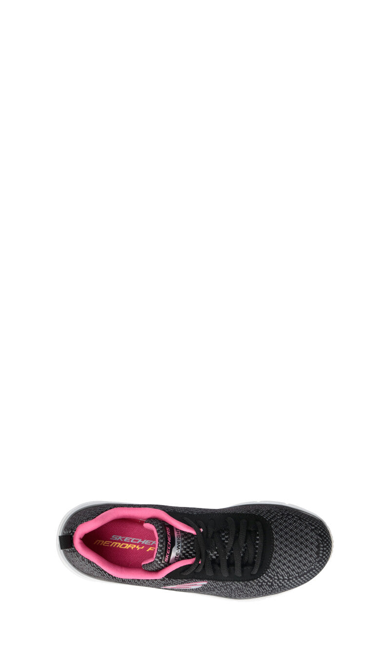 SKECHERS SPORT Sneaker donna nera/rosa