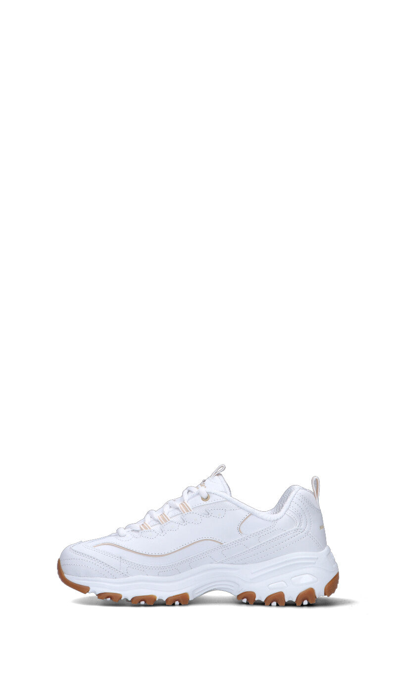 SKECHERS SPORT Sneaker donna bianca in pelle