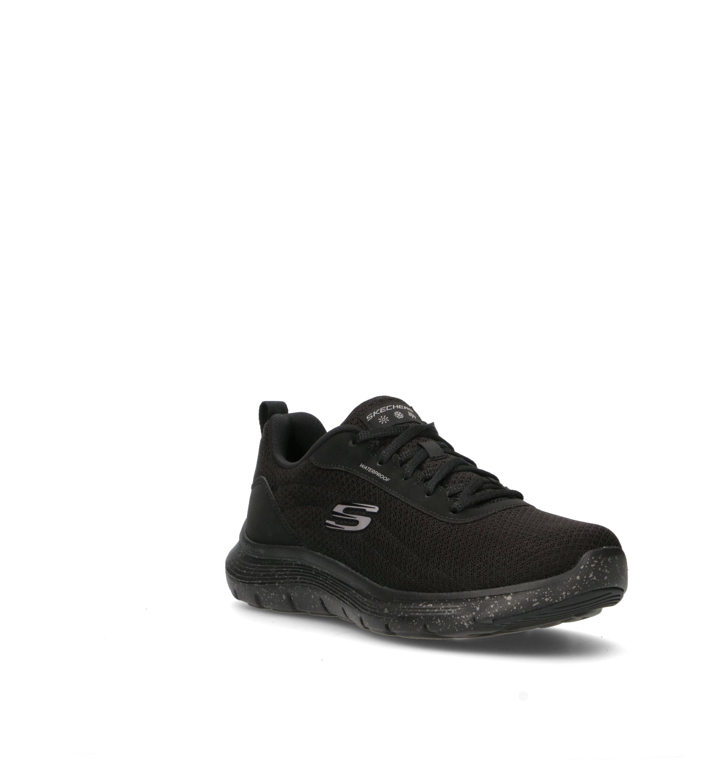 SKECHERS SPORT Sneaker donna nera waterproof