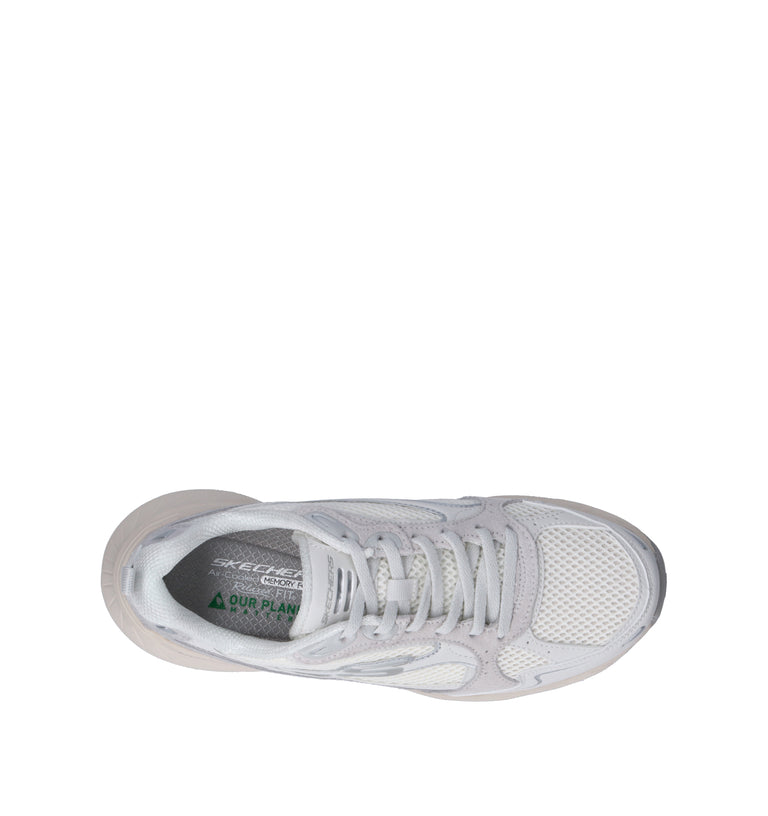 SKECHERS SPORT Sneaker donna bianca in pelle